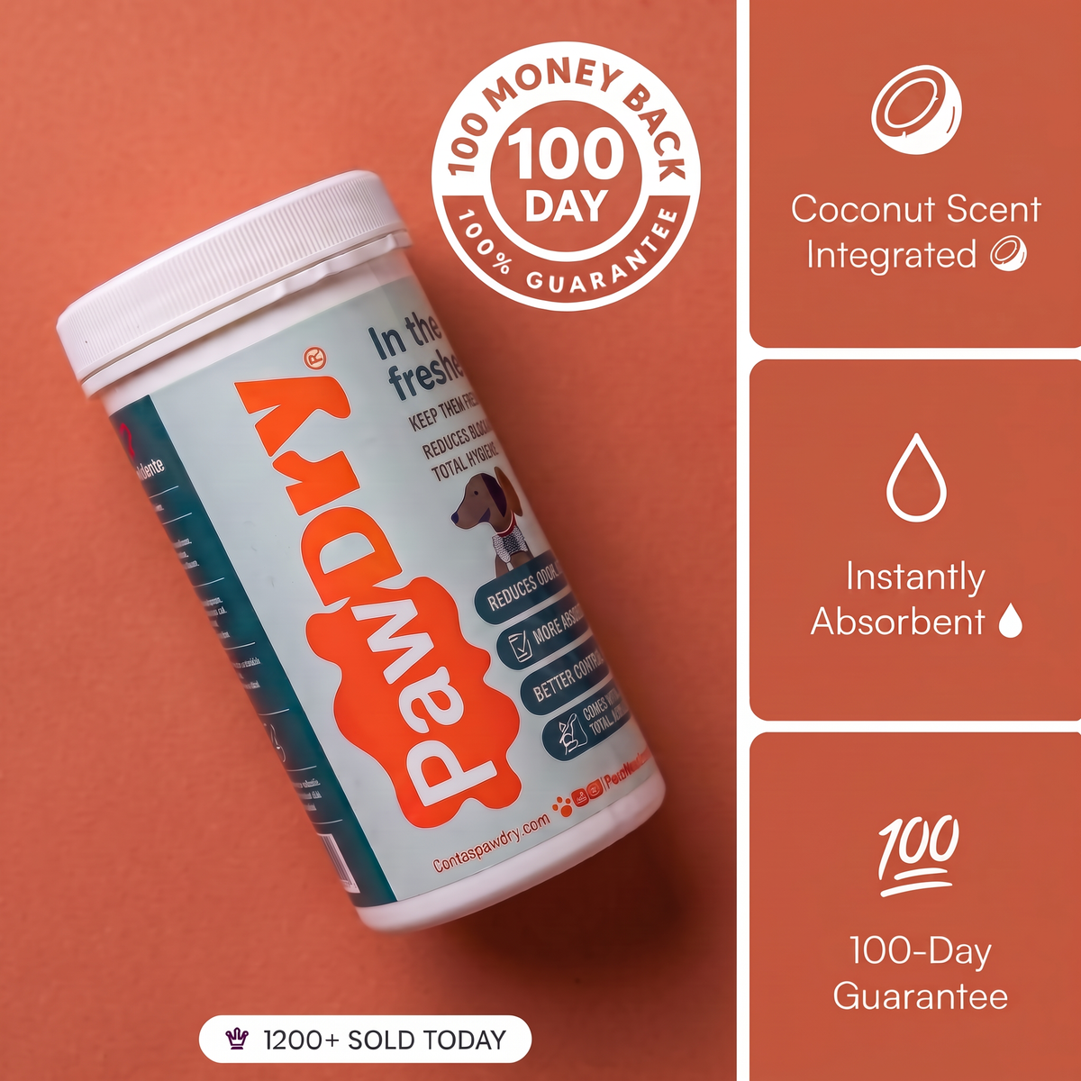 PawDry™ Instant Urine Solidifier